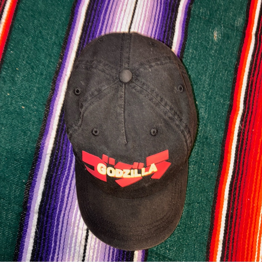 Godzilla Embroidered Baseball Hat Adjustable Stra… - image 2